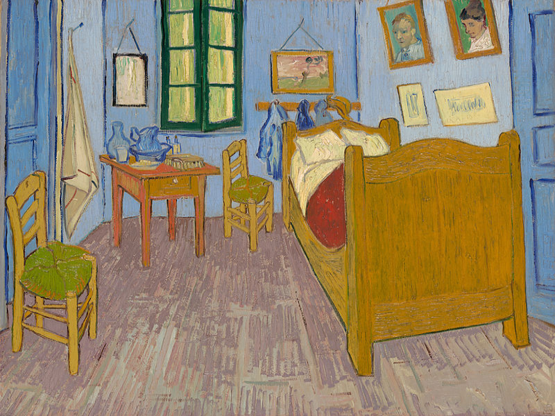 O QUARTO EM ARLES - OBRA DE VINCENT VAN GOGH puzzle