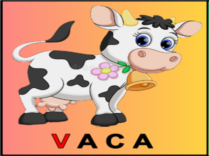 Animais do campo - Vaca puzzle