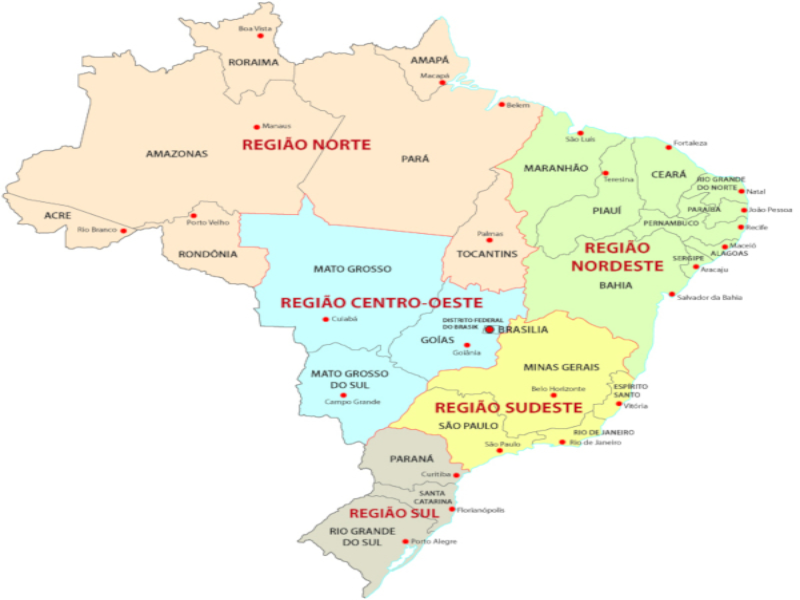 Brasil:Regiões  puzzle