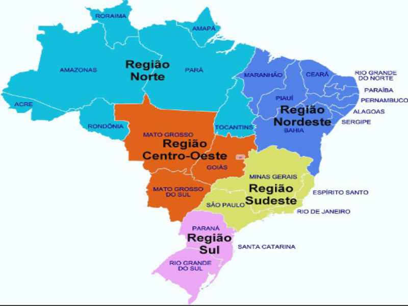 Regiões brasileiras puzzle