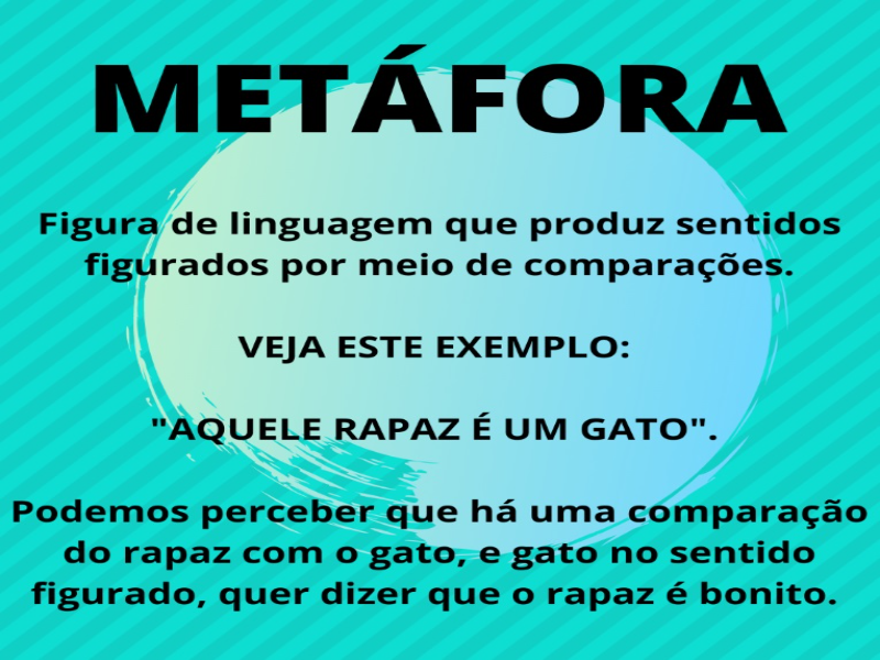 Descubra um exemplo e a explicação da figura de linguagem Metáfora puzzle