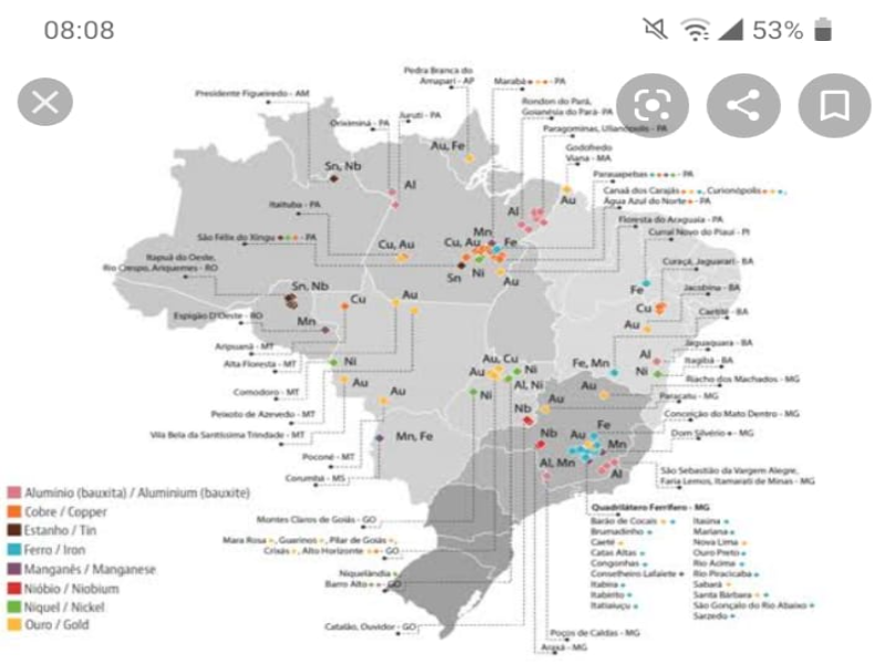 Mineração no Brasil puzzle