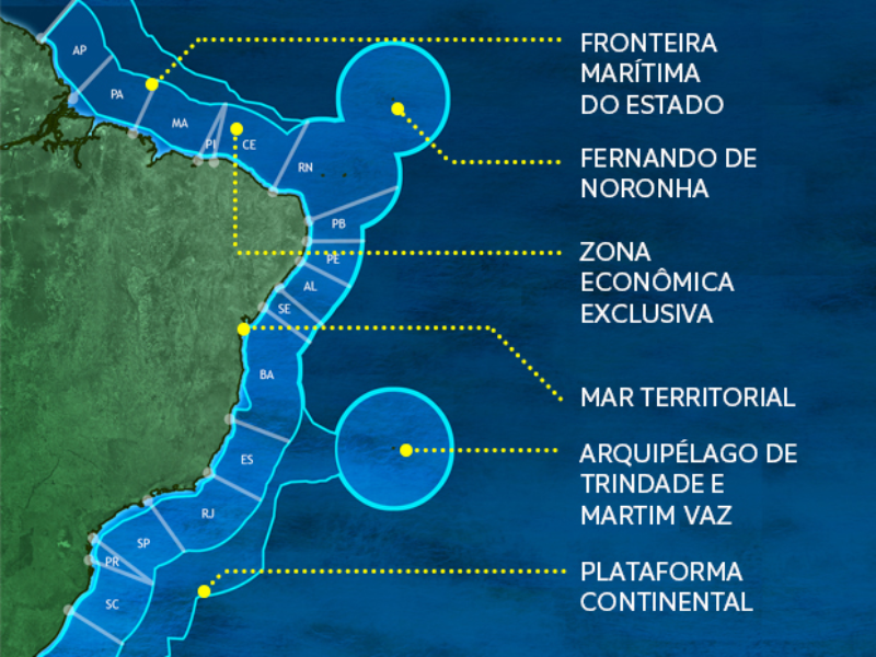 Brasil e sua zona econômica exclusiva  puzzle