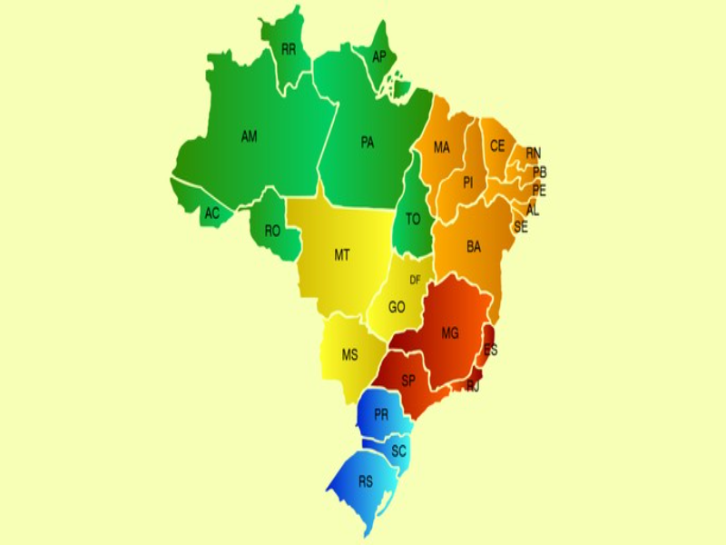 Macroregiões Brasil puzzle