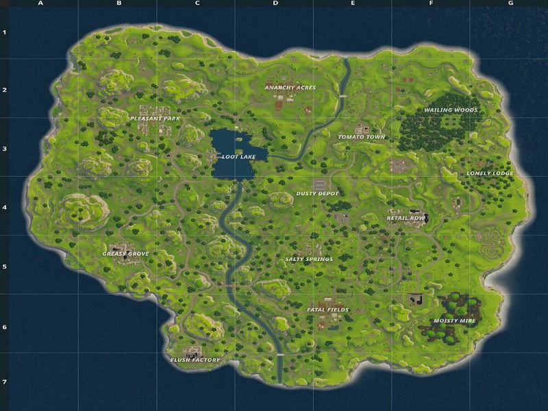 fortnite map 1 puzzle