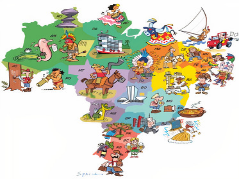 Puzzles De Mapa Cultural Brasil Quebra Cabeças De 5927